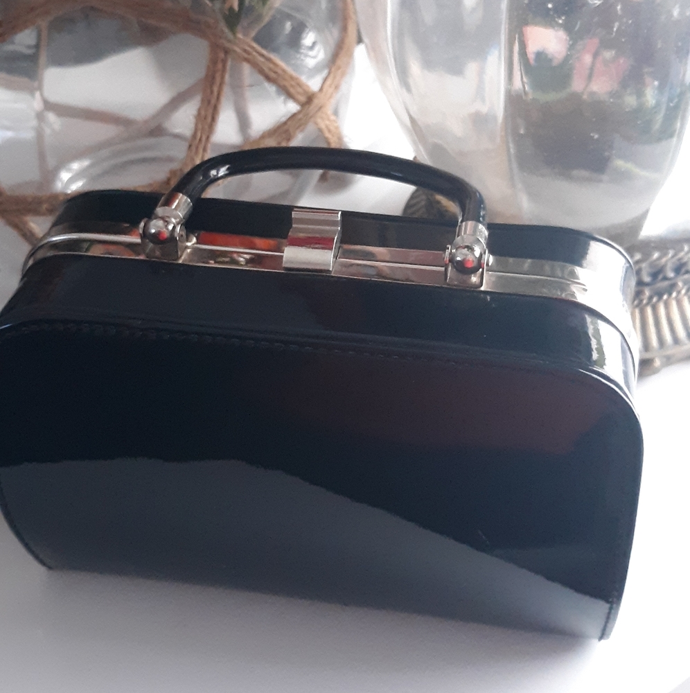 COPY - (MODA ATTIVA ) BLACK VINTAGE BAG